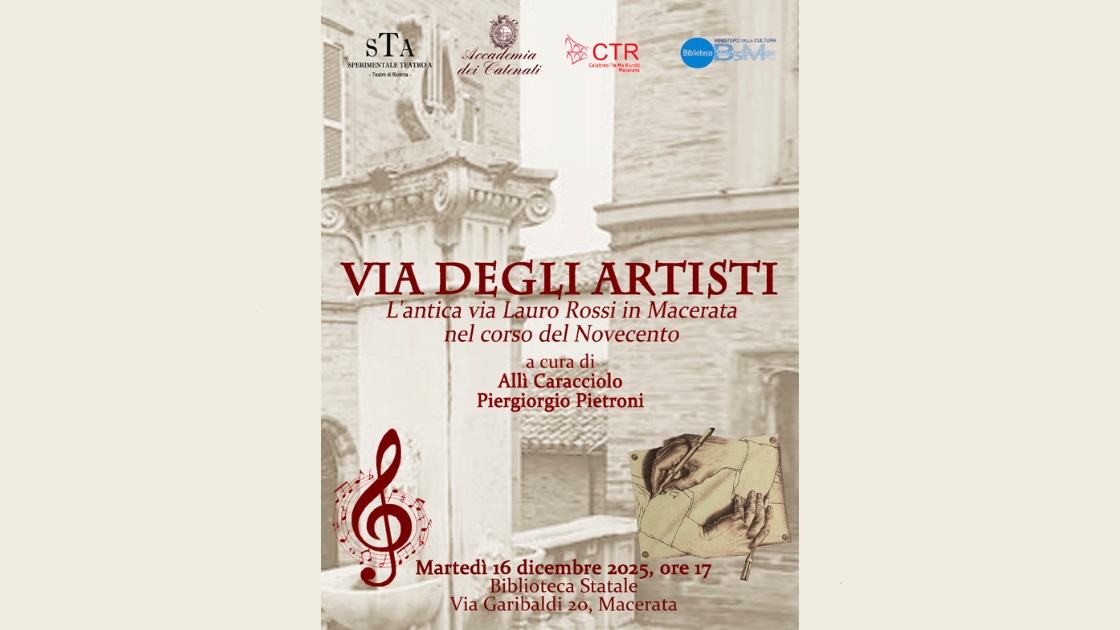 Via degli Artisti. L’antica via Lauro Rossi in Macerata nel corso del Novecento